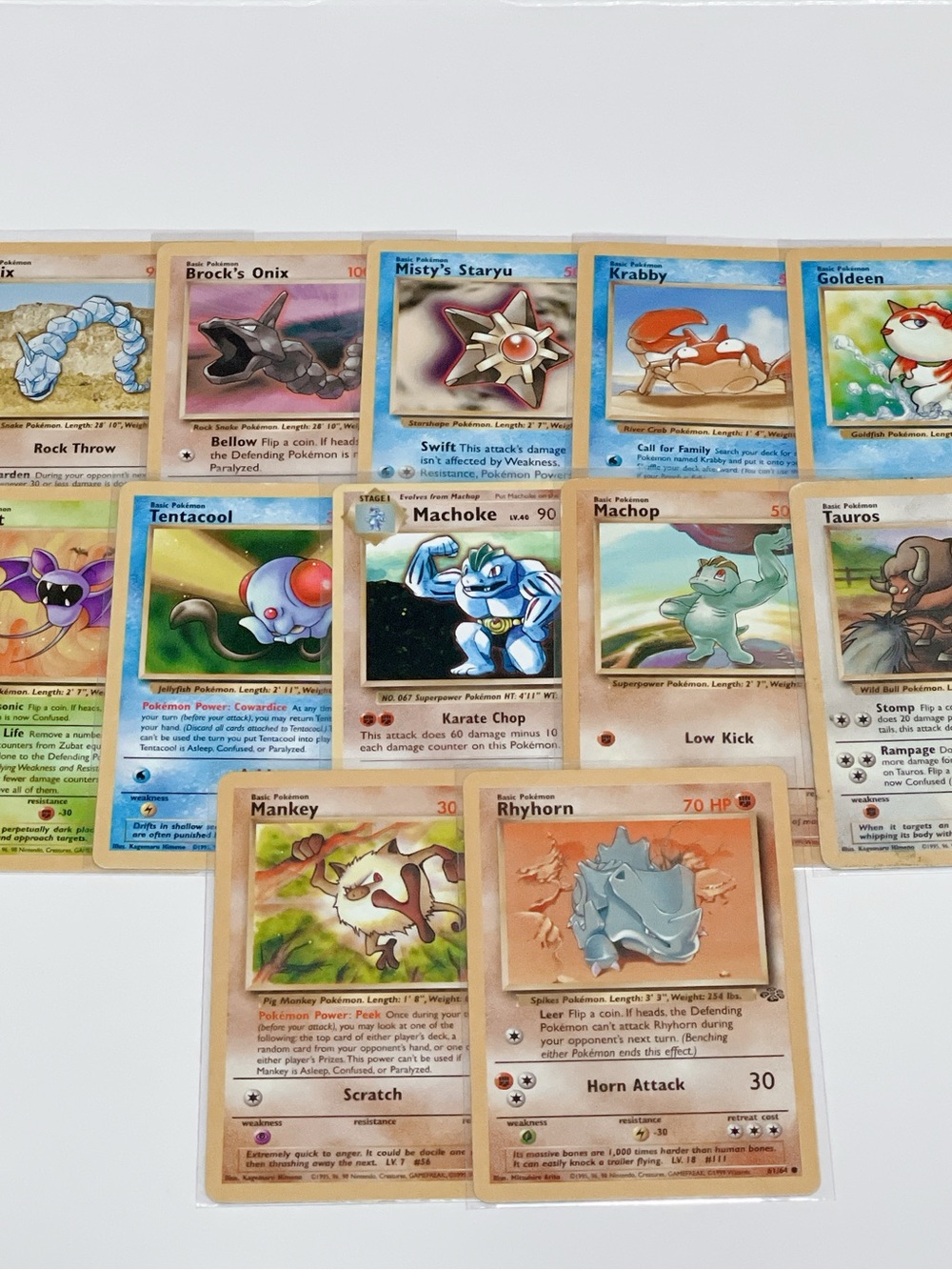 Vintage Pokemon Cards Lot